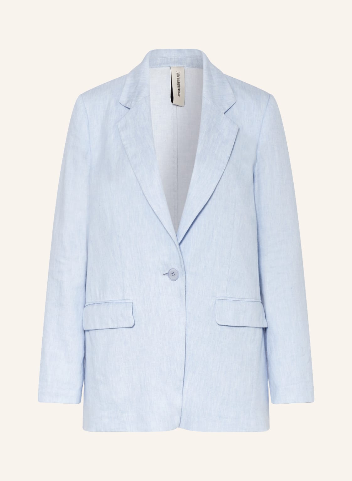 Image of Drykorn Blazer Gadsden Mit Leinen blau