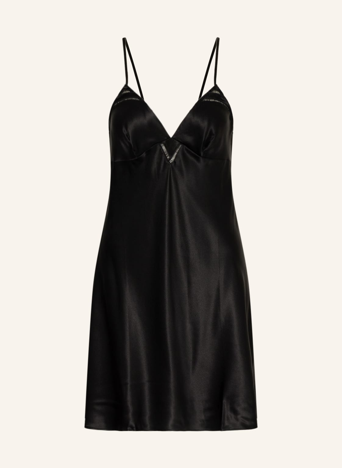 Image of Chantelle Negligé Nightshade Aus Seide schwarz