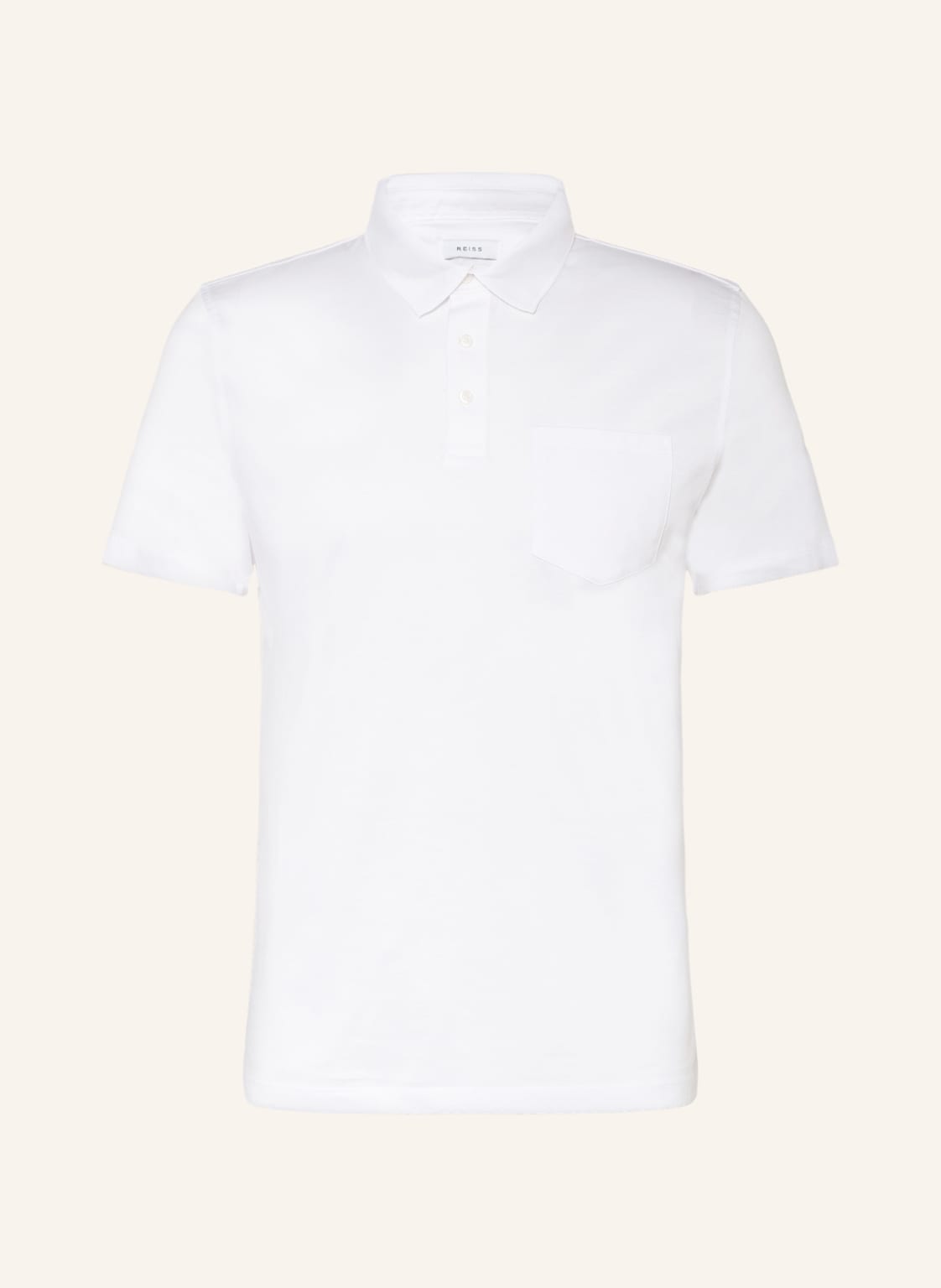 Image of Reiss Jersey-Poloshirt Hendrix weiss