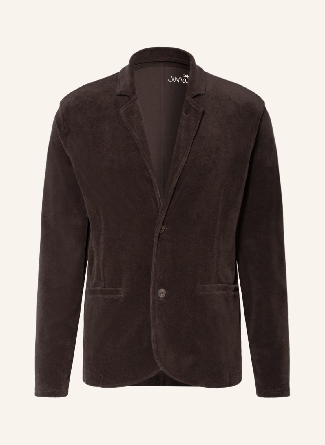 Image of Juvia Frotteesakko Regular Fit braun