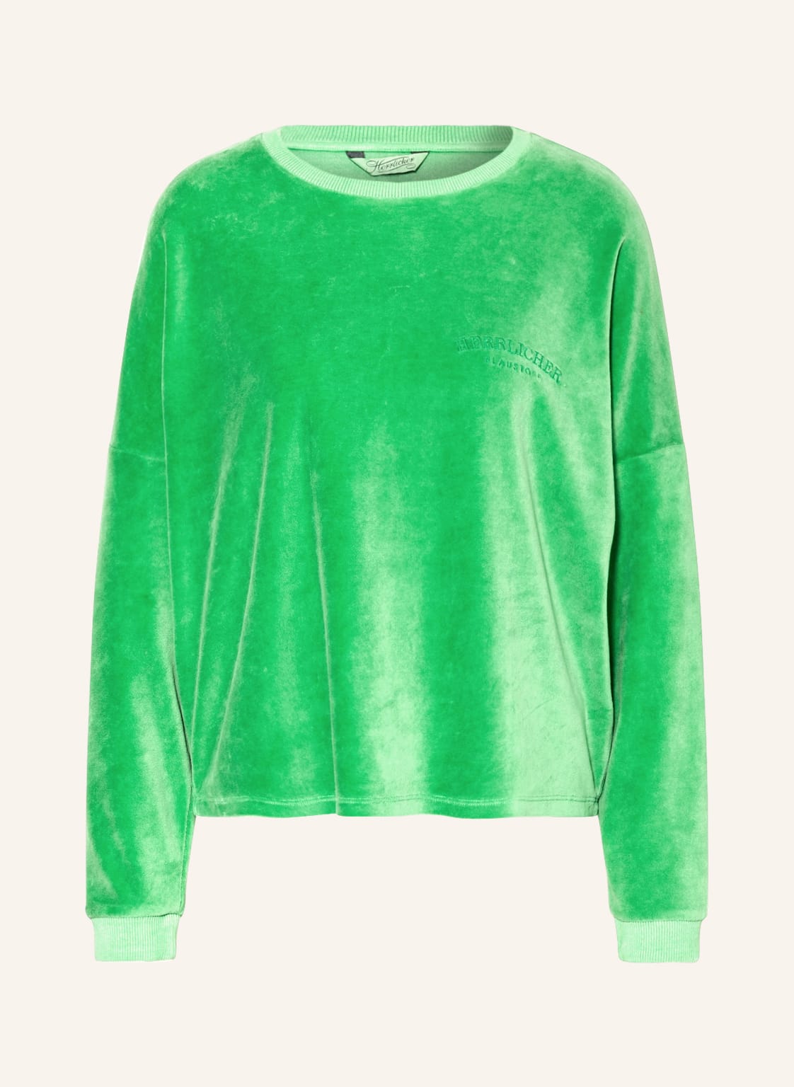 Image of Herrlicher Nickishirt Smila gruen