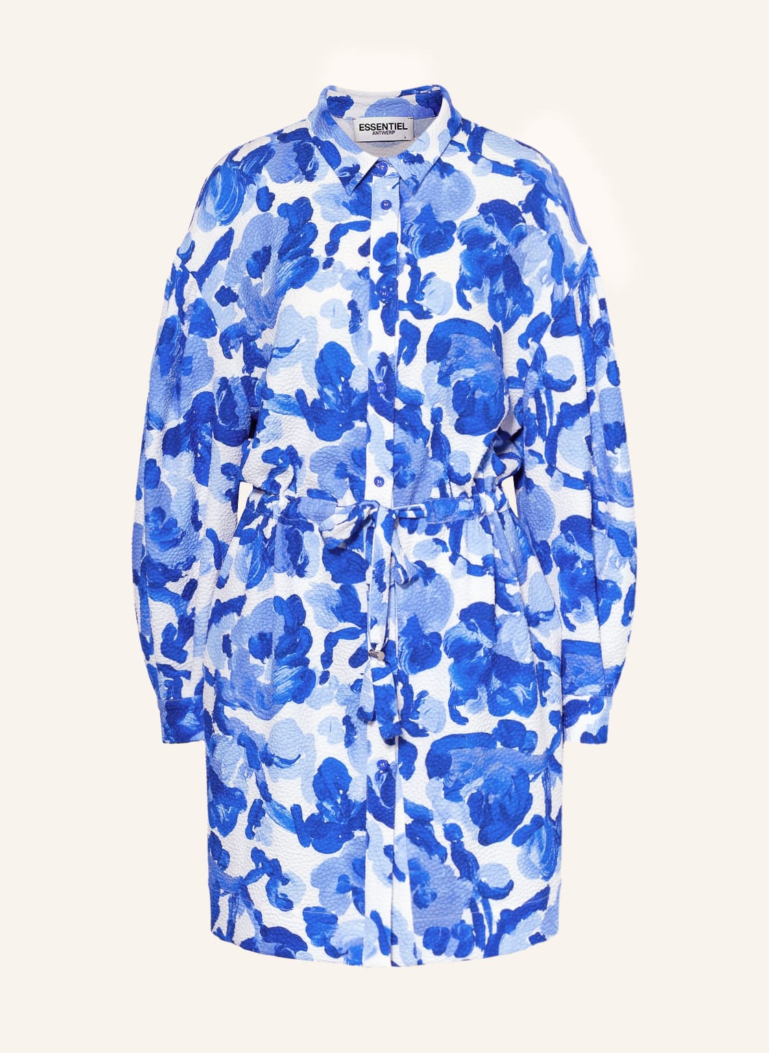 Image of Essentiel Antwerp Hemdblusenkleid Dabby blau