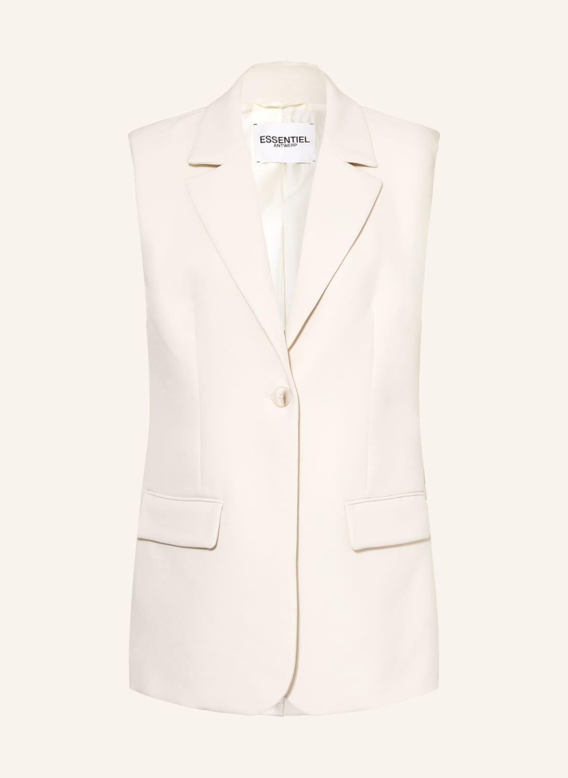Image of Essentiel Antwerp Blazerweste Dolan weiss