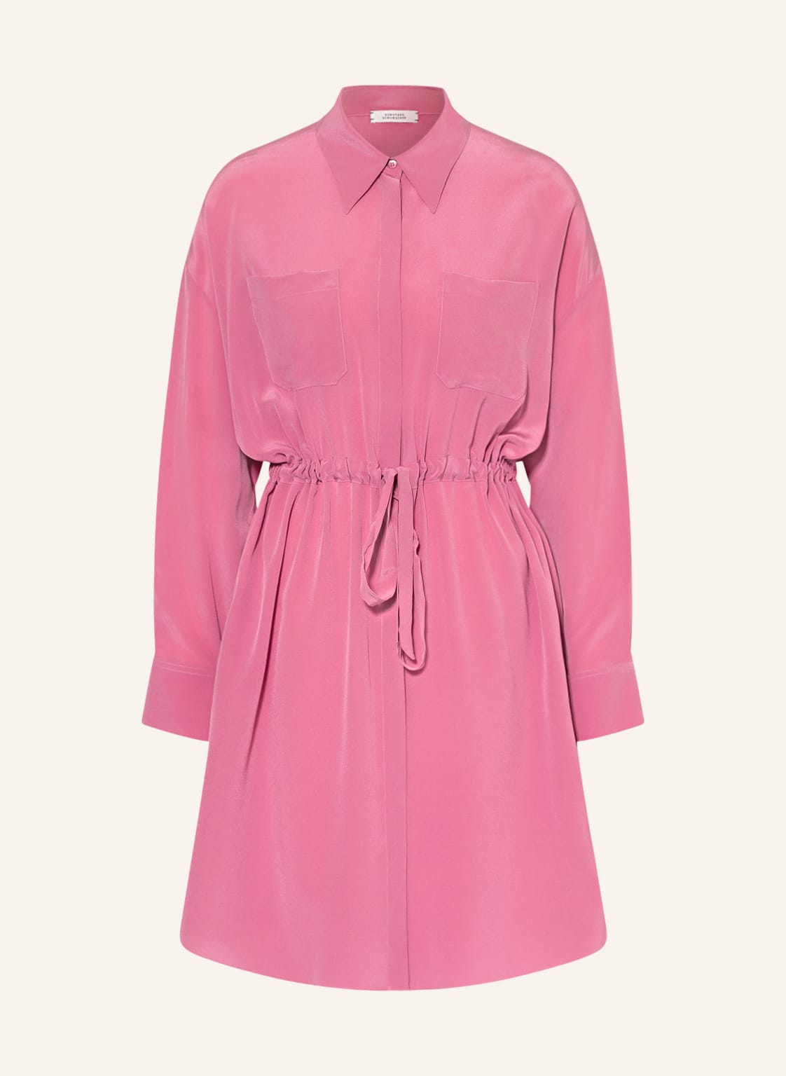 Image of Dorothee Schumacher Hemdblusenkleid Aus Seide rosa