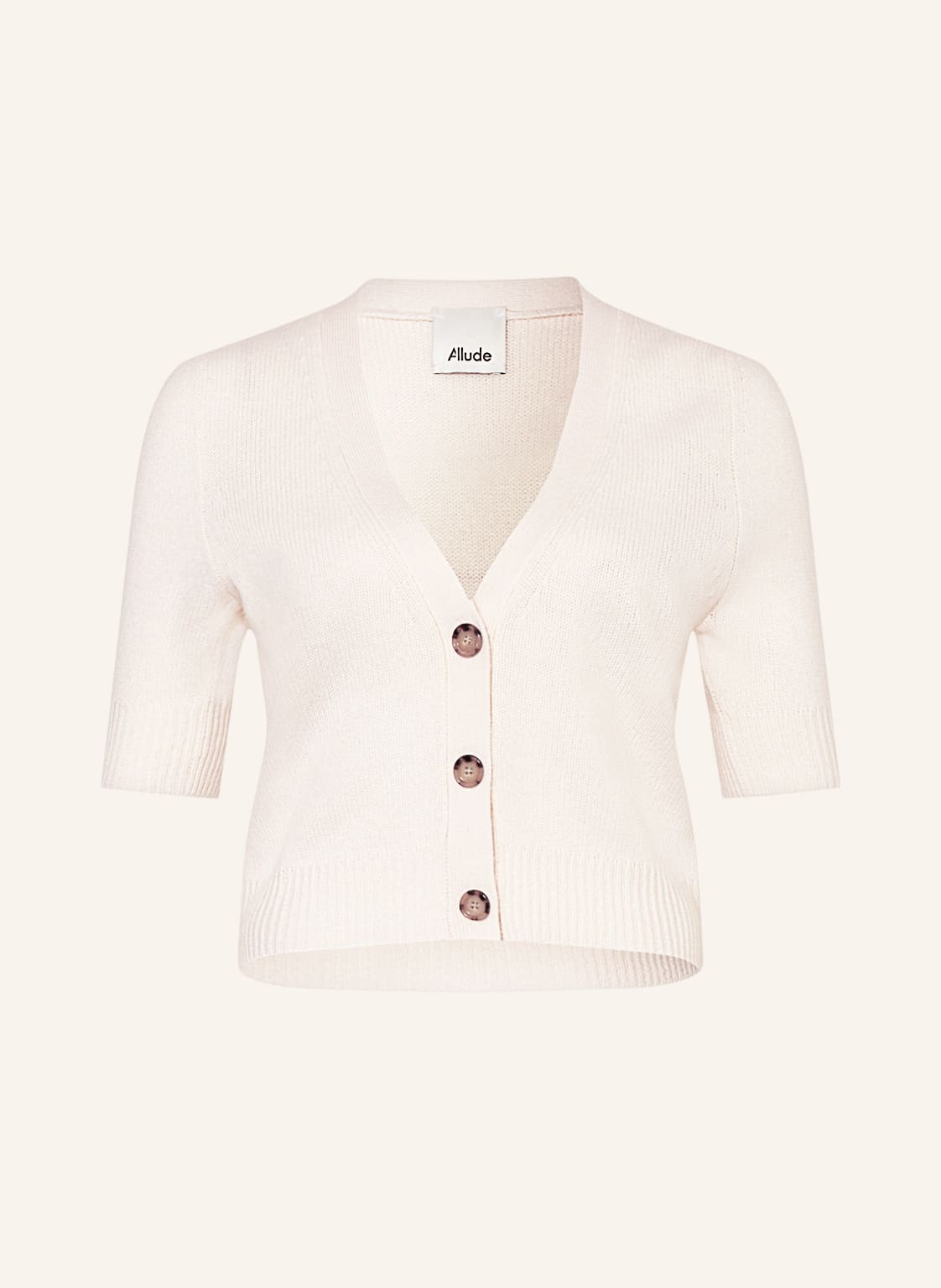 Image of Allude Strickjacke Mit Cashmere beige