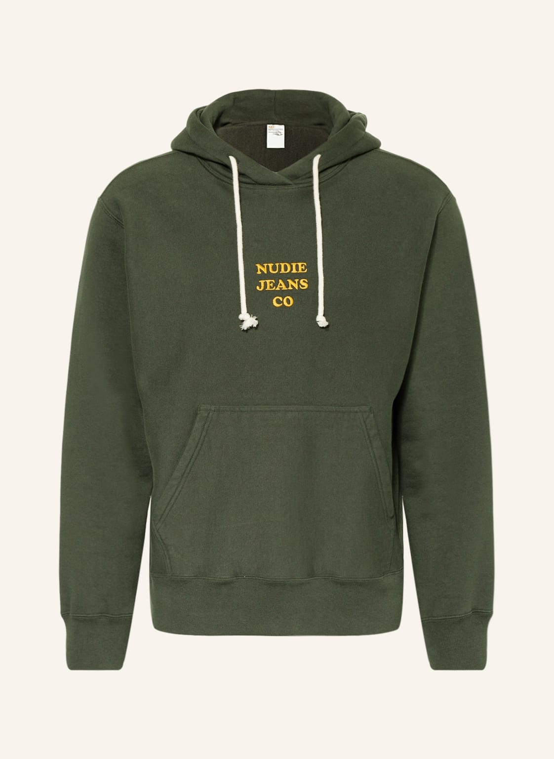 Image of Nudie Jeans Hoodie Fredrik gruen