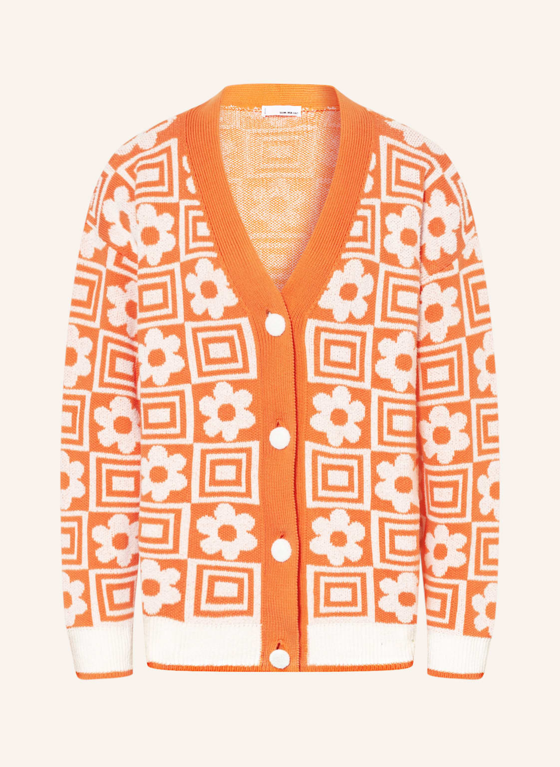 Image of Sem Per Lei Strickjacke orange