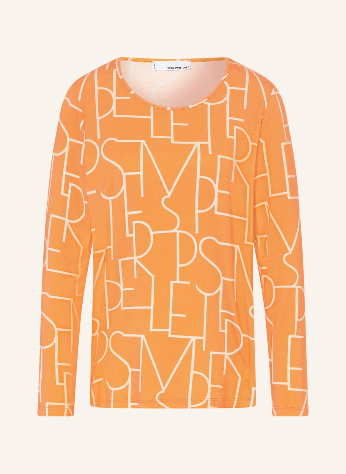 Image of Sem Per Lei Longsleeve orange