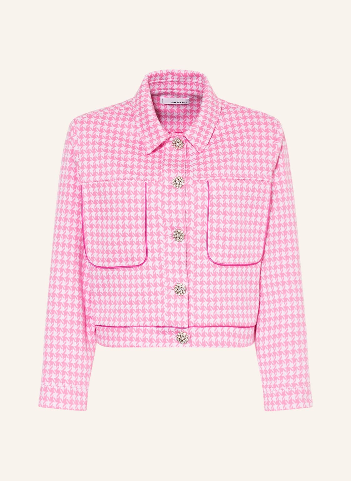Image of Sem Per Lei Kastenjacke rosa