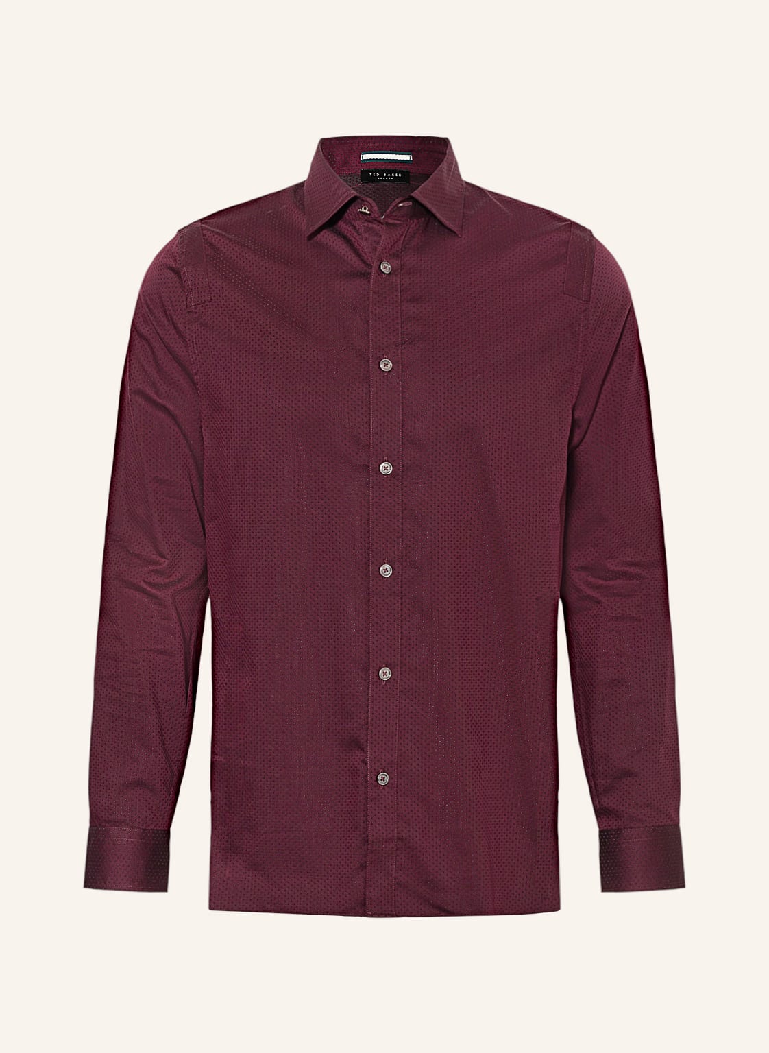 Image of Ted Baker Hemd Layer Regular Fit rot