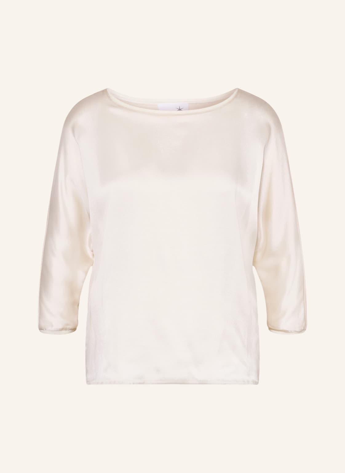 Image of Juvia Blusenshirt Amy Aus Seide Mit 3/4-Arm weiss