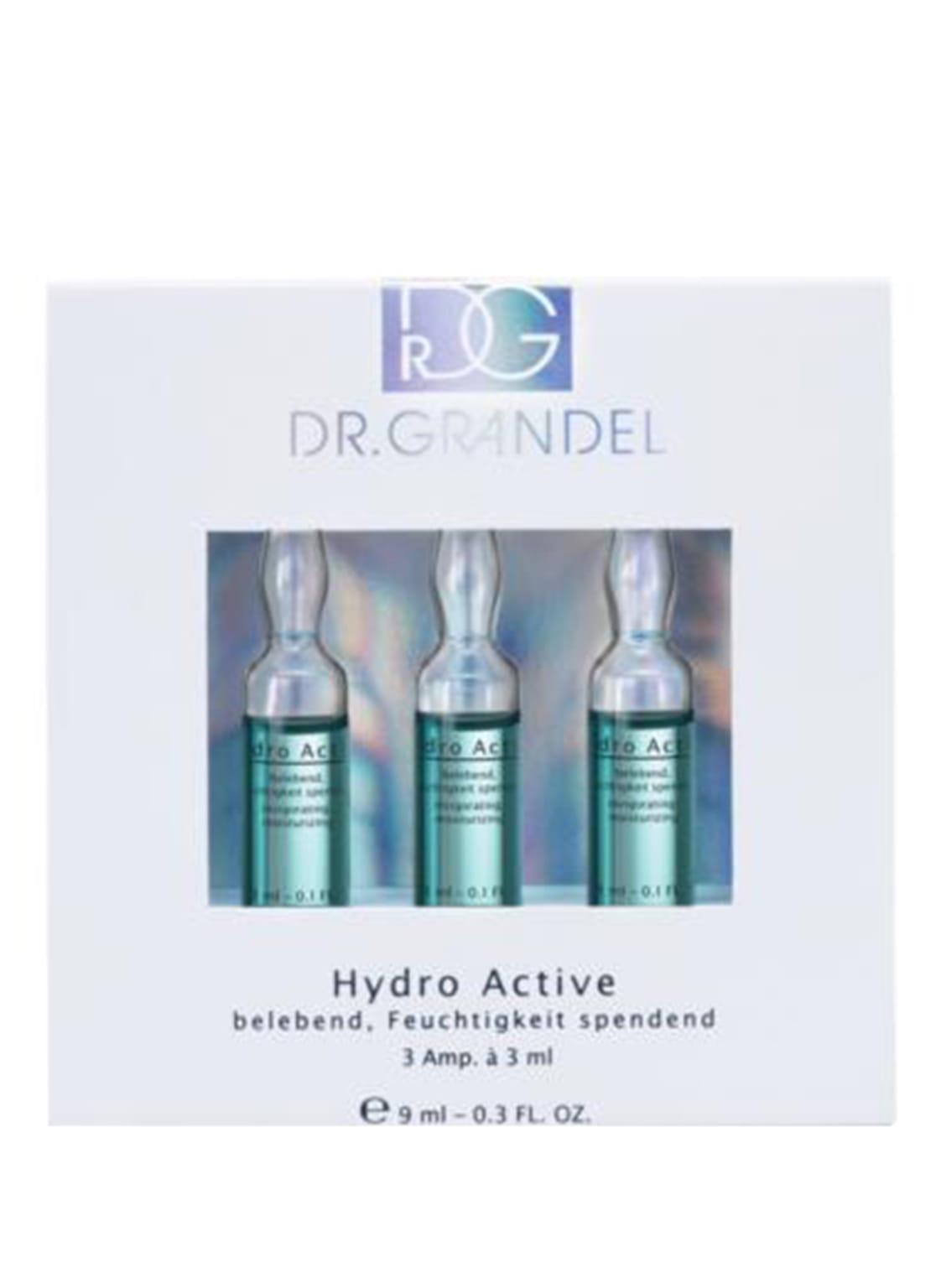 Image of Dr. Grandel Ampoules - Hydro Active Durchfeuchtende Wirkstoffampulle (3 x 3ml) 9 ml