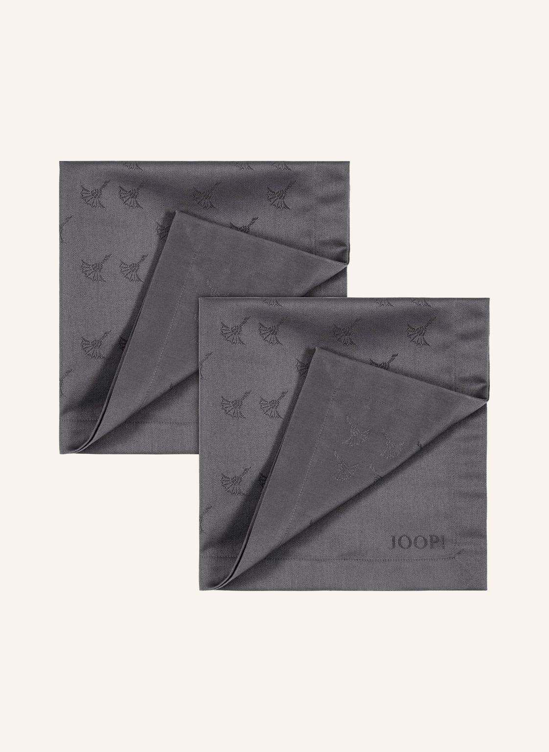 Image of Joop! 2er-Set Servietten Faded Cornflower grau