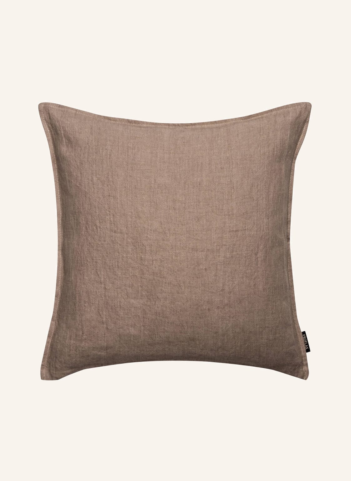 Image of Proflax Leinen-Dekokissenhülle Sven beige