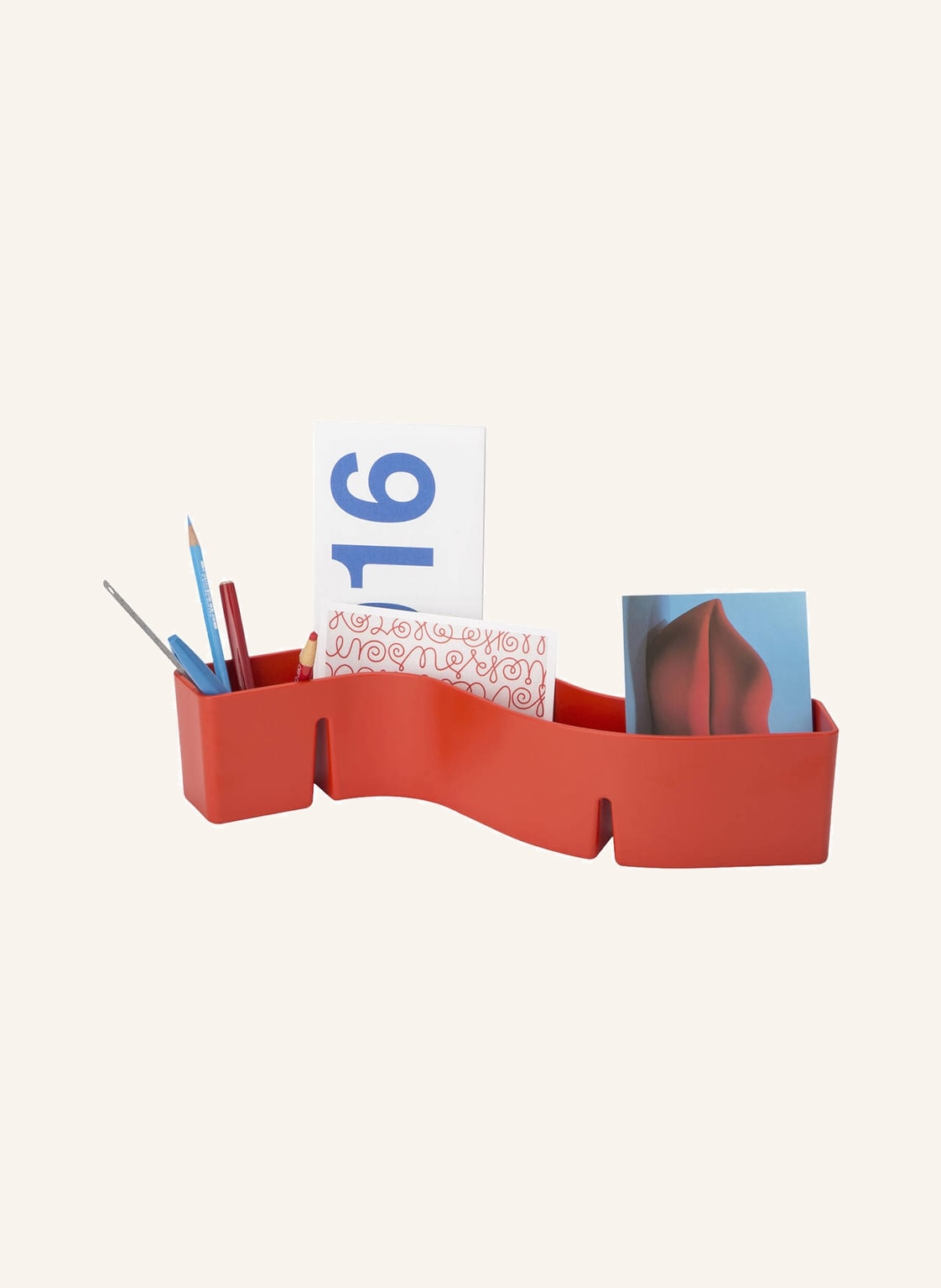 Image of Vitra Schreibtisch-Organizer S-Tidy rot