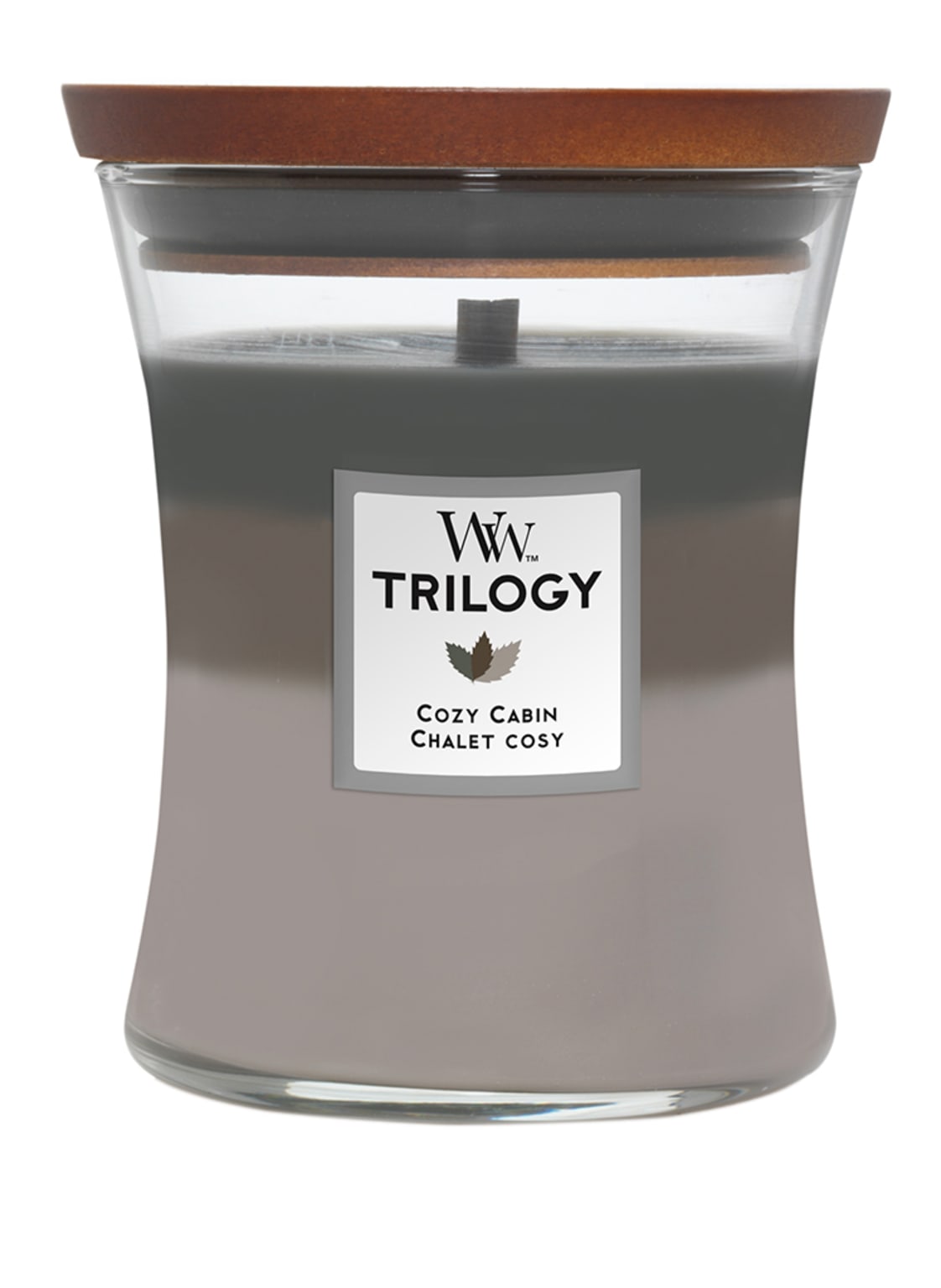 Image of Woodwick Triology - Cozy Cabin Duftkerze 275 g
