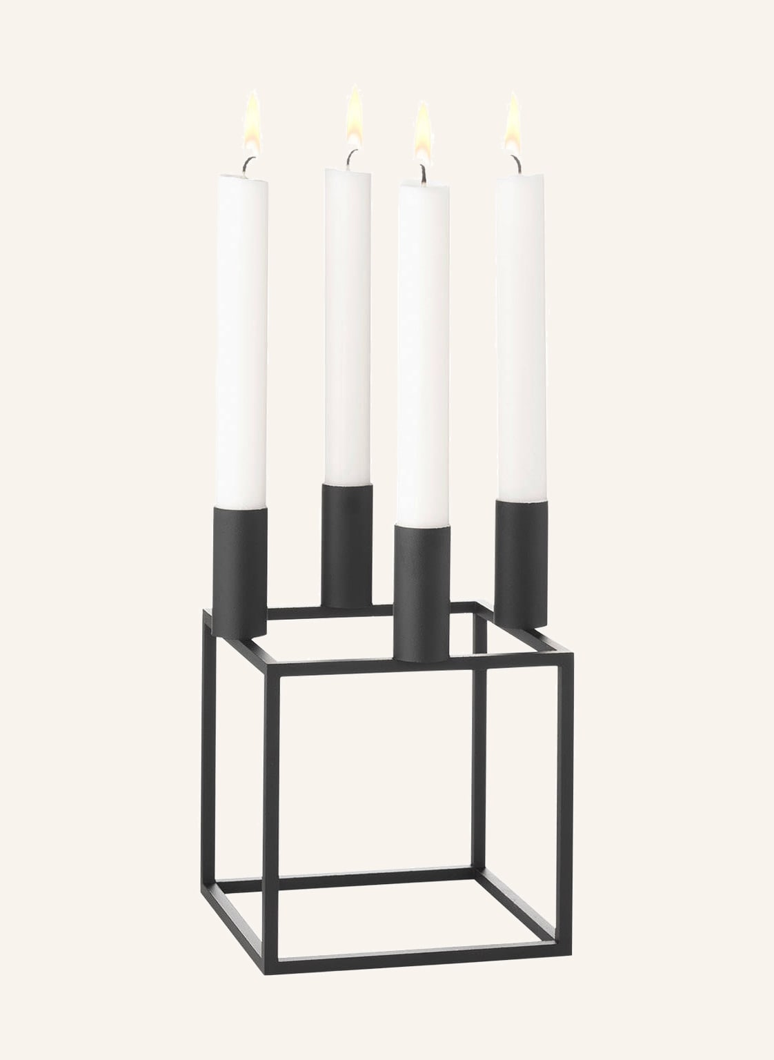 Image of By Lassen Kerzenhalter Kubus schwarz
