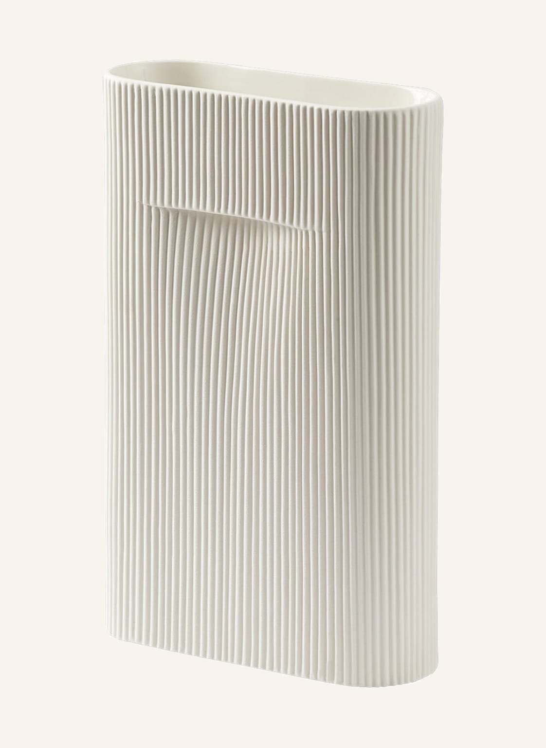 Image of Muuto Vase Ridge weiss