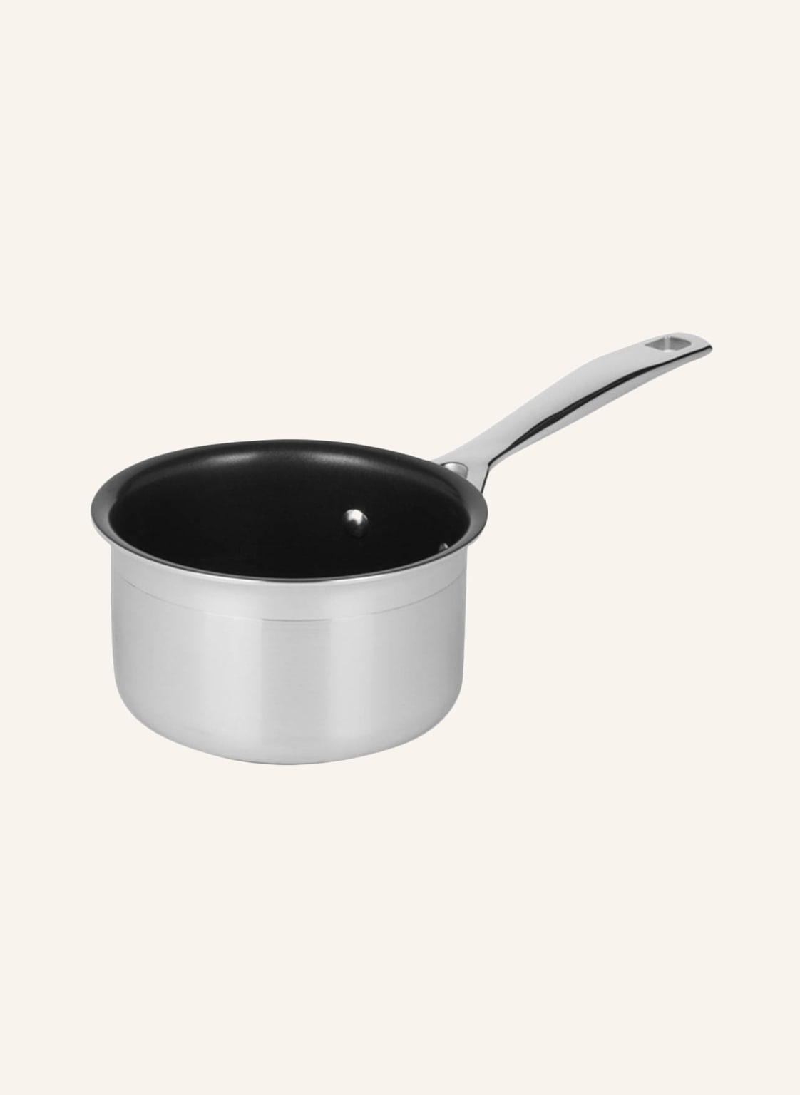 Image of Le Creuset Milchtopf 3-Ply Antihaft silber