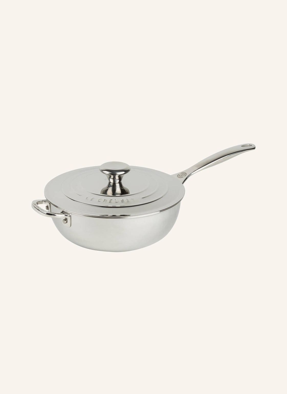 Image of Le Creuset Sauté-Pfanne 3-Ply Plus silber