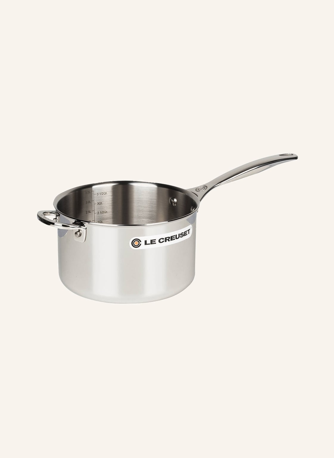 Image of Le Creuset Profitopf 3-Ply Plus silber