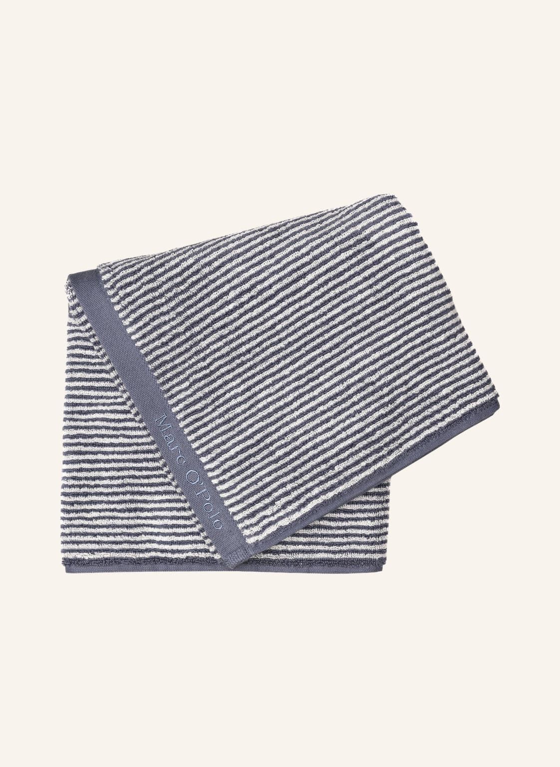 Image of Marc O'polo Handtuch Timeless Stripe blau