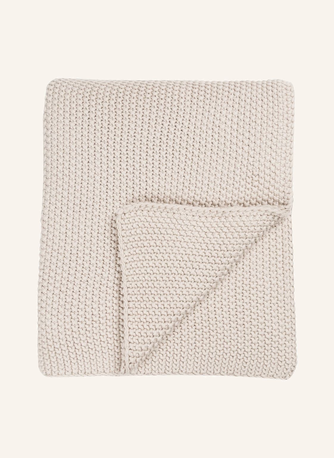 Image of Marc O'polo Plaid Nordic Knit beige