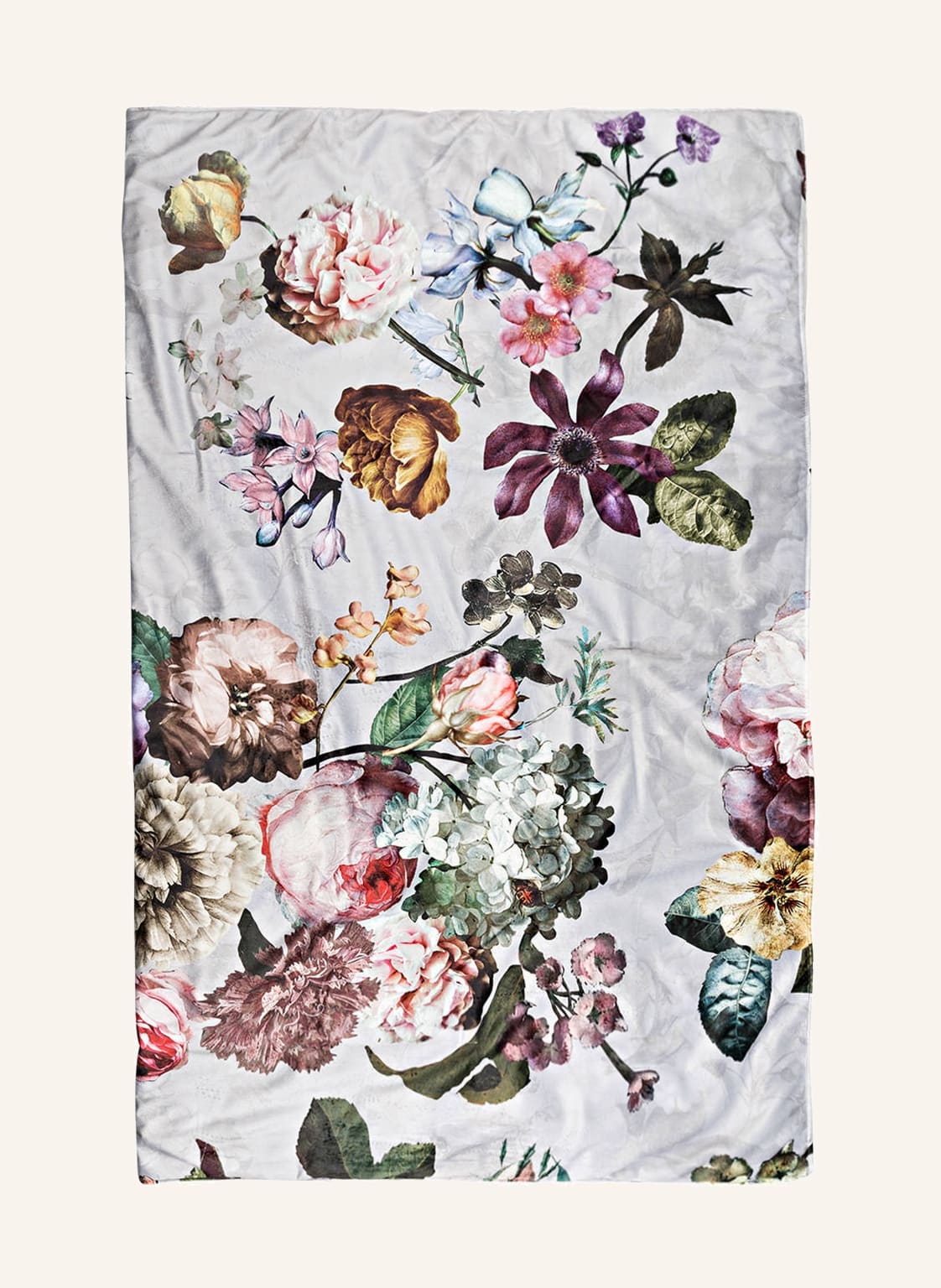 Image of Essenza Plaid Fleur grau