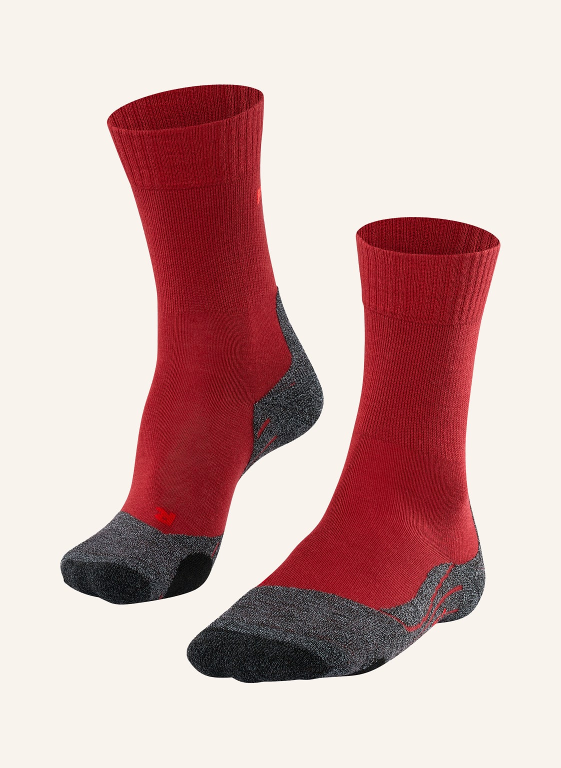 Image of Falke Trekking-Socken tk2 Mit Merinowolle rot