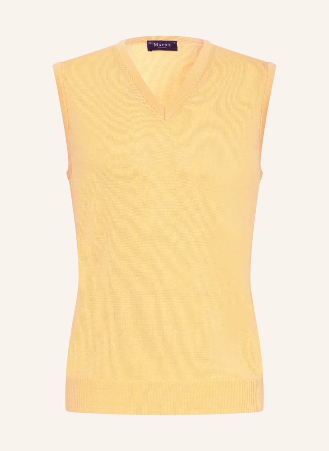 Image of Maerz Muenchen Schurwoll-Pullunder beige