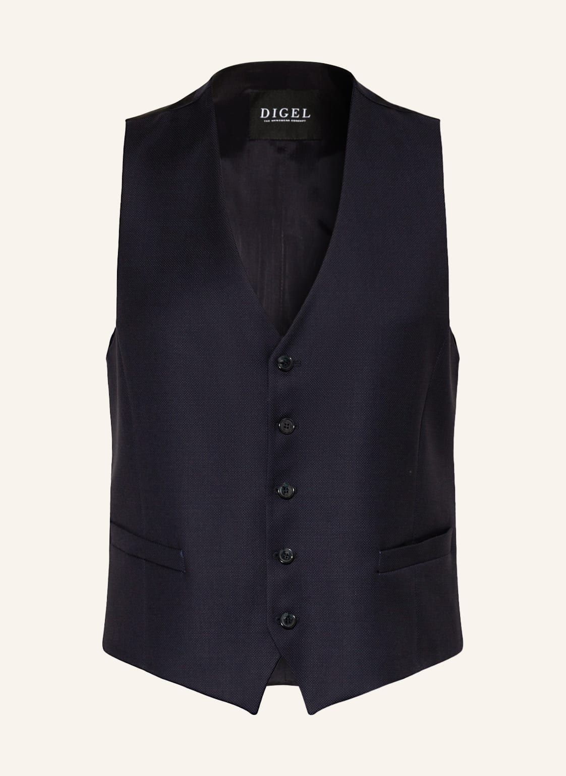 Image of Digel Anzugweste Dan Slim Fit blau