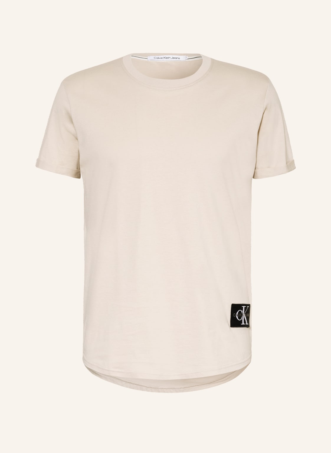 Image of Calvin Klein Jeans T-Shirt beige