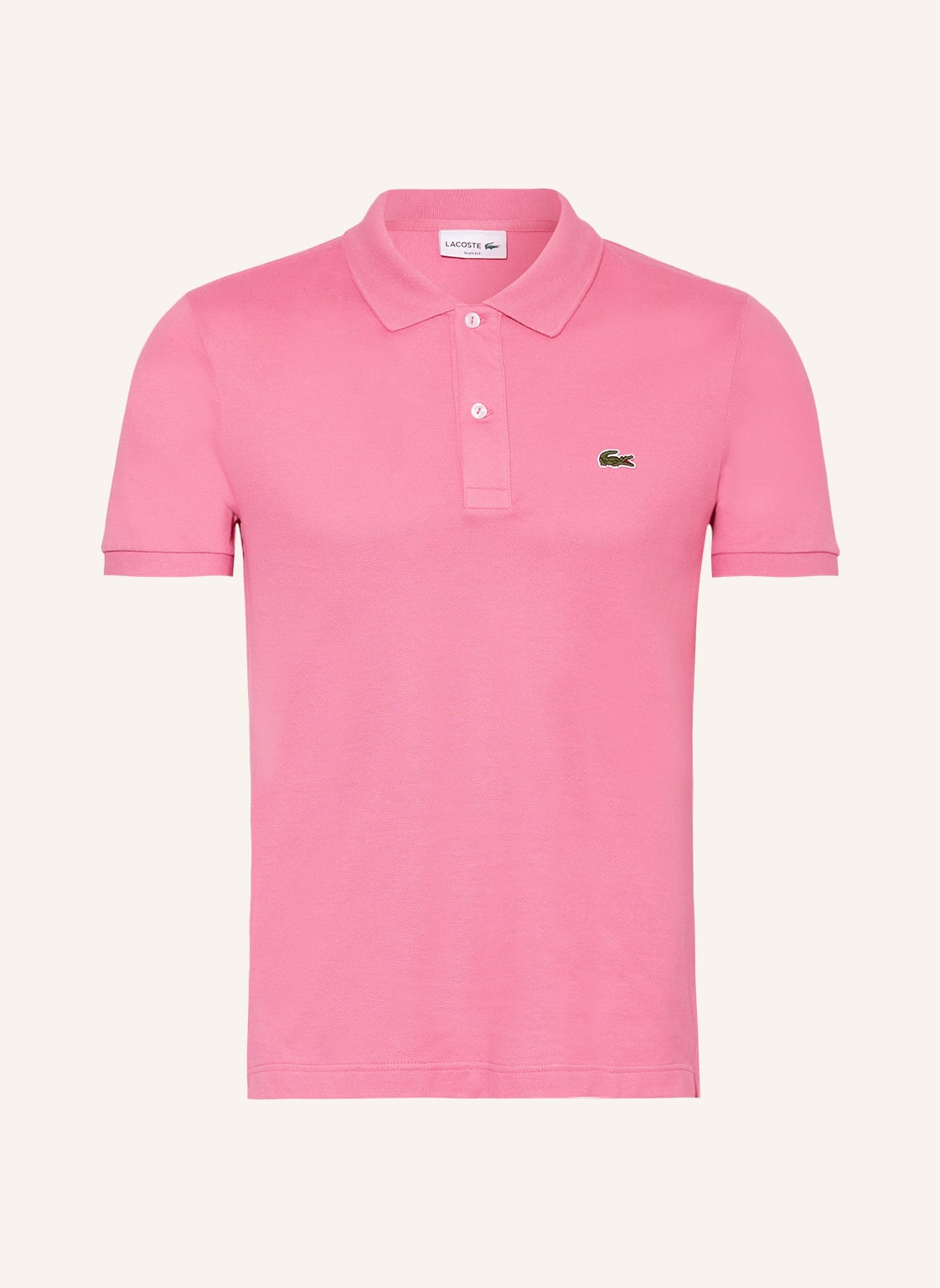 Image of Lacoste Piqué-Poloshirt Slim Fit pink