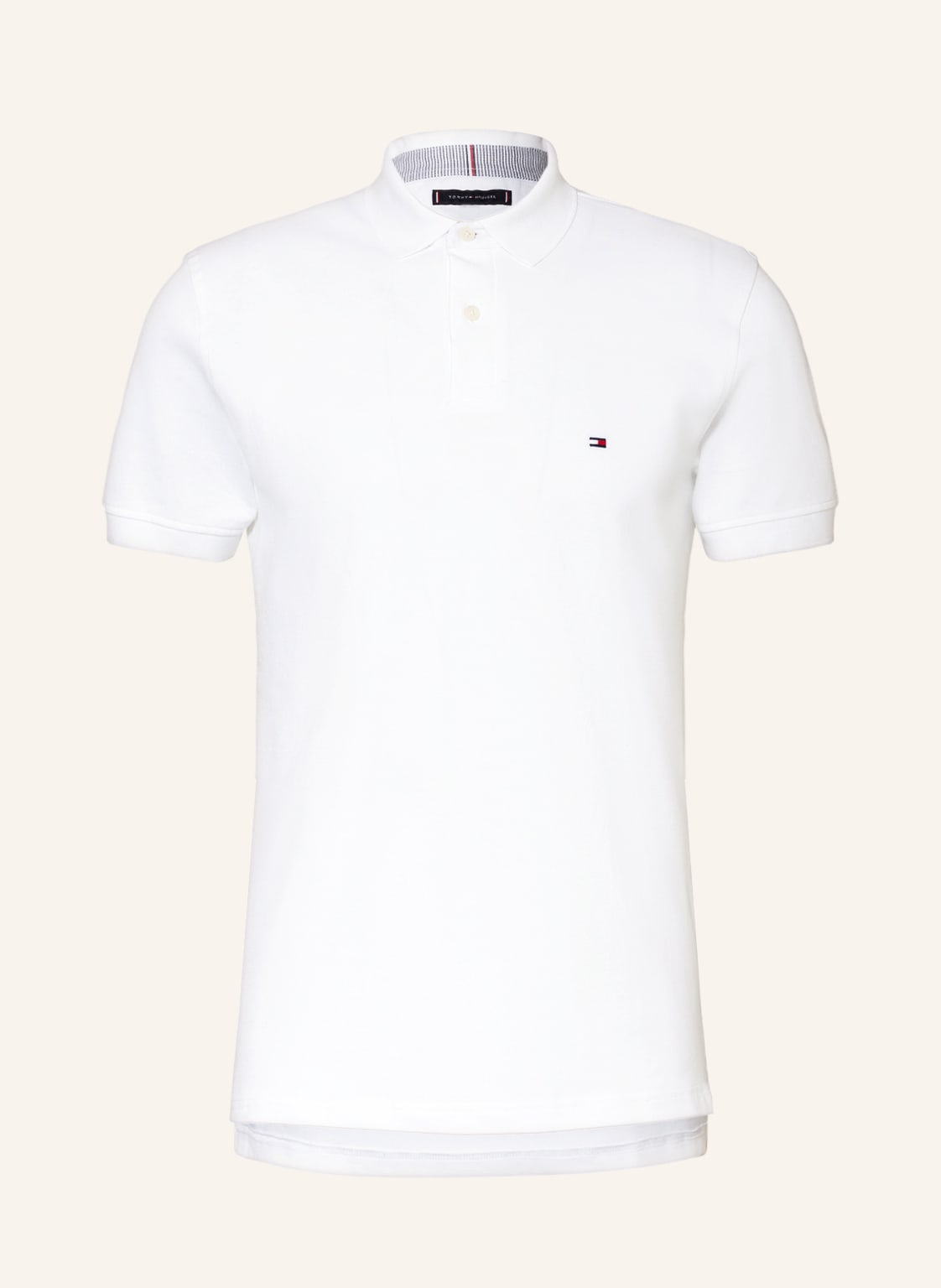 Image of Tommy Hilfiger Piqué-Poloshirt Regular Fit weiss
