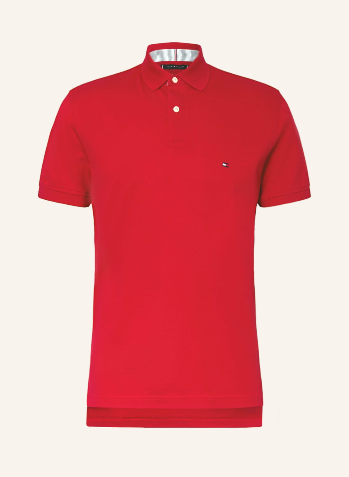 Image of Tommy Hilfiger Piqué-Poloshirt Regular Fit rot