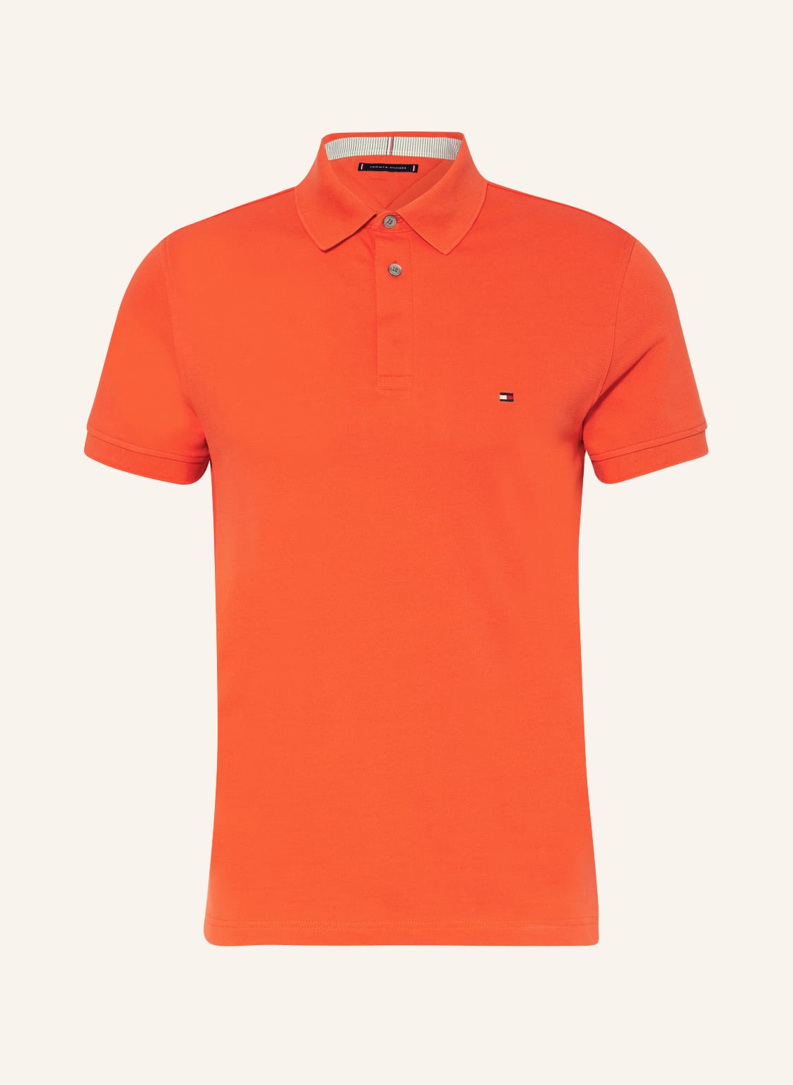 Image of Tommy Hilfiger Piqué-Poloshirt Regular Fit orange