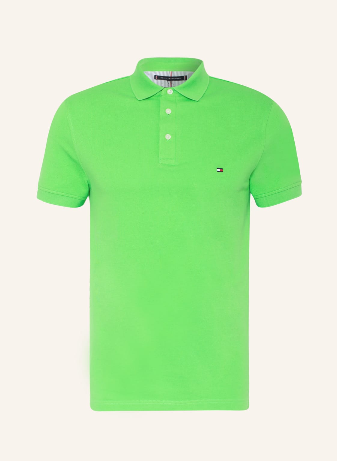 Image of Tommy Hilfiger Piqué-Poloshirt Slim Fit gruen