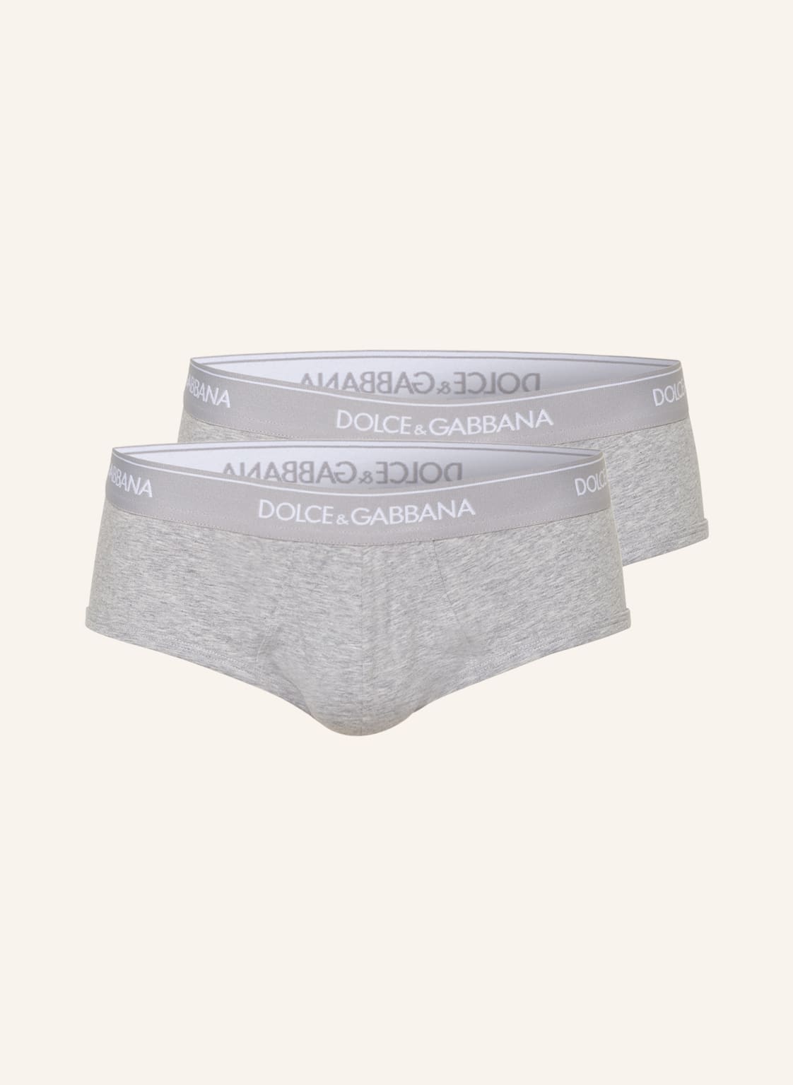 Image of Dolce & Gabbana 2er-Pack Slips grau