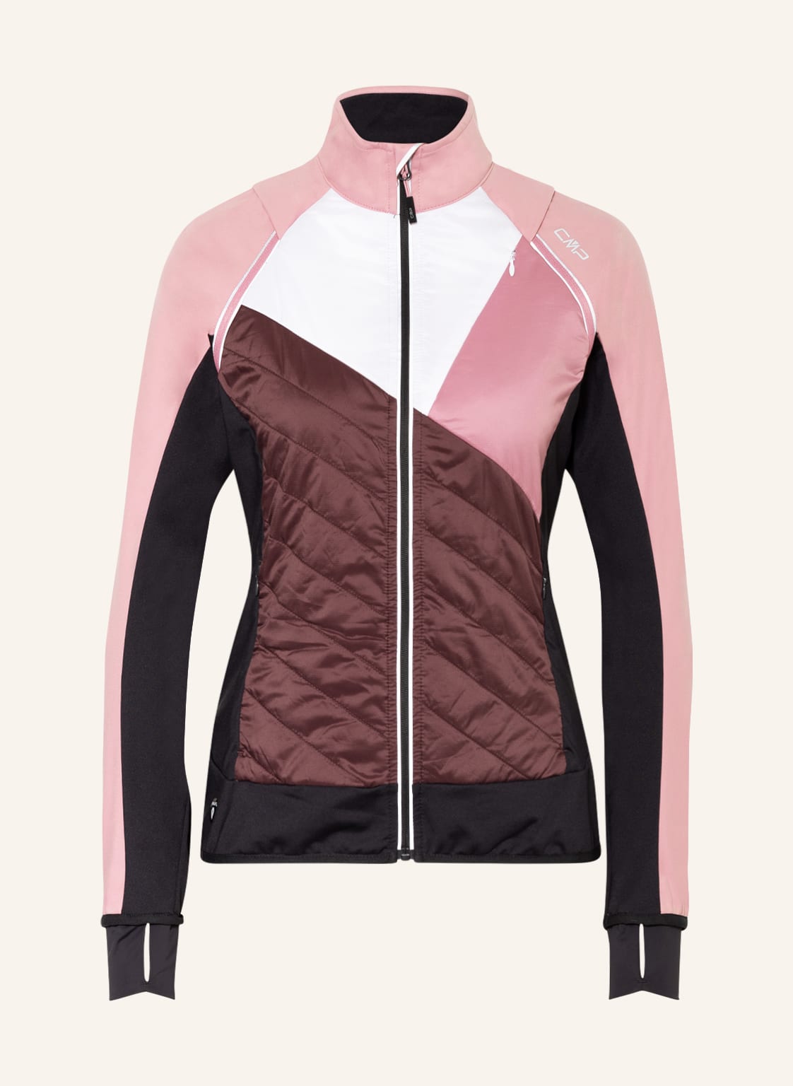 Image of Cmp Hybrid-Steppjacke Mit Abnehmbaren Ärmeln rosa