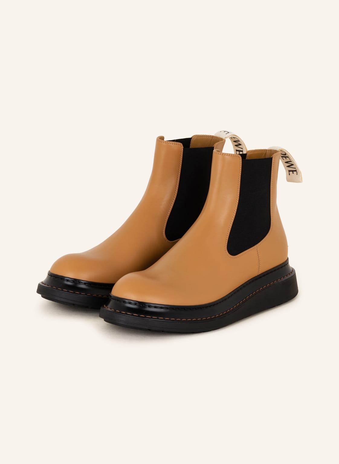 Image of Loewe Chelsea-Boots beige
