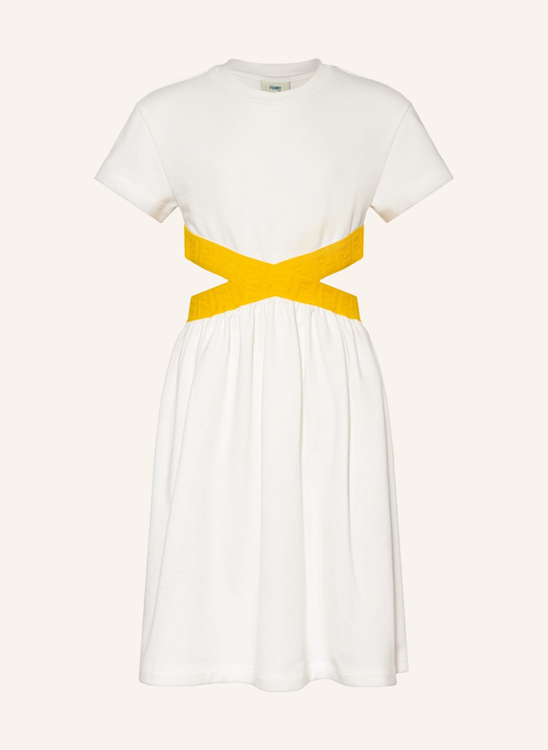 Image of Fendi Sweatkleid gelb