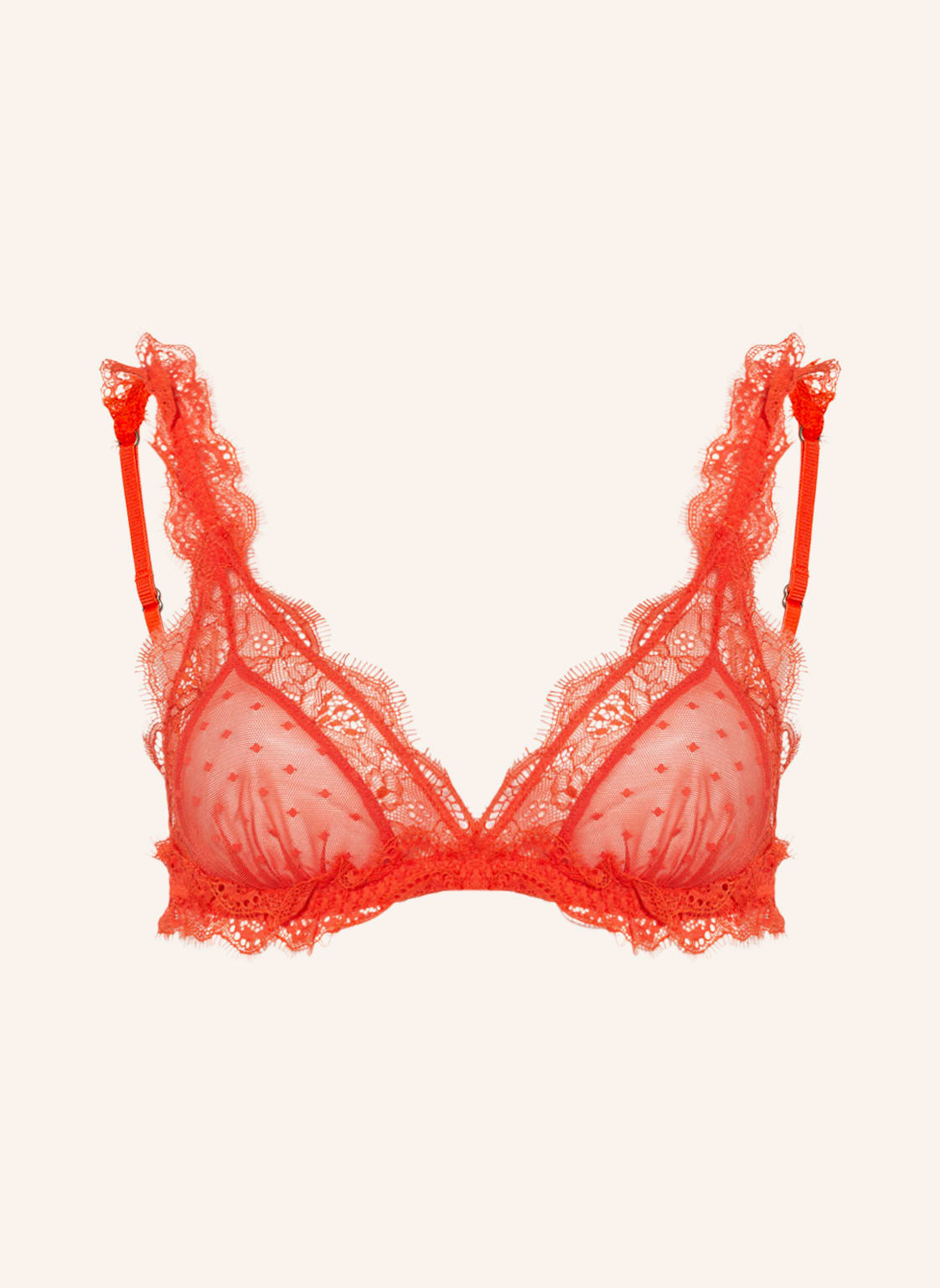 Image of Love Stories Triangel-Bh Love Lace rot