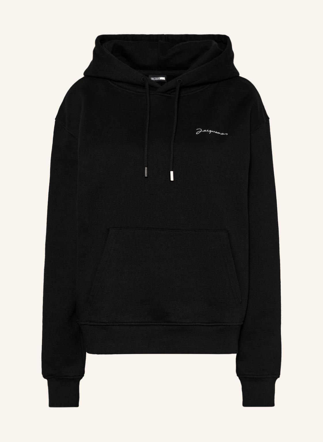 Image of Jacquemus Hoodie Le Sweatshirt Brode schwarz