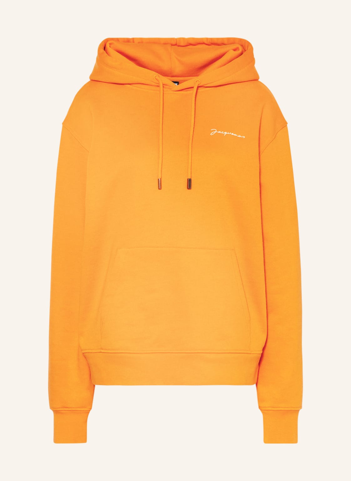 Image of Jacquemus Hoodie Le Sweatshirt Brode orange