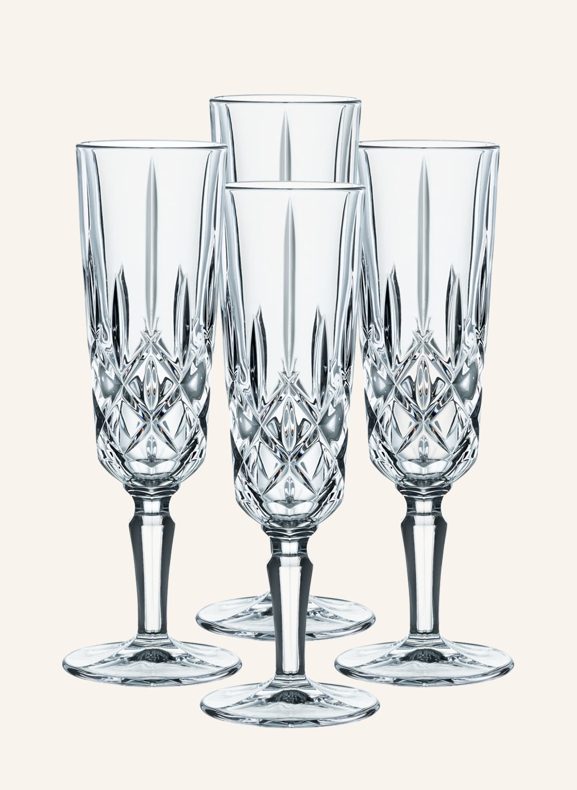 Image of Nachtmann 4er-Set Champagnergläser Noblesse weiss