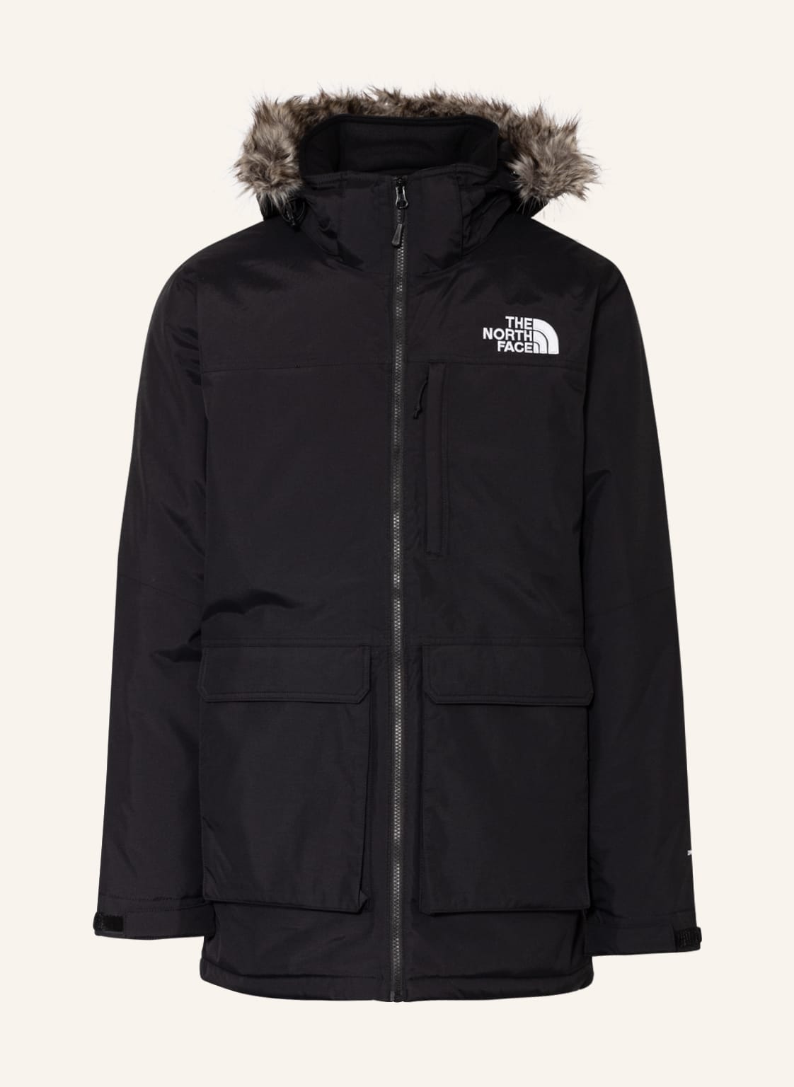 Image of The North Face Steppjacke Berard Mit Abnehmbarem Kunstfell schwarz