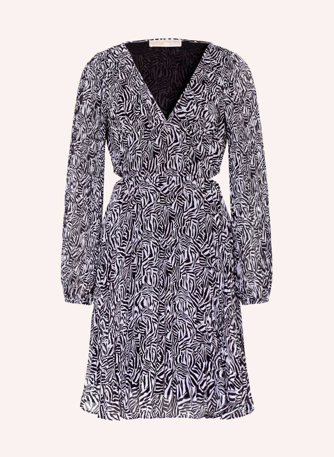 Image of Michael Kors Plisseekleid schwarz