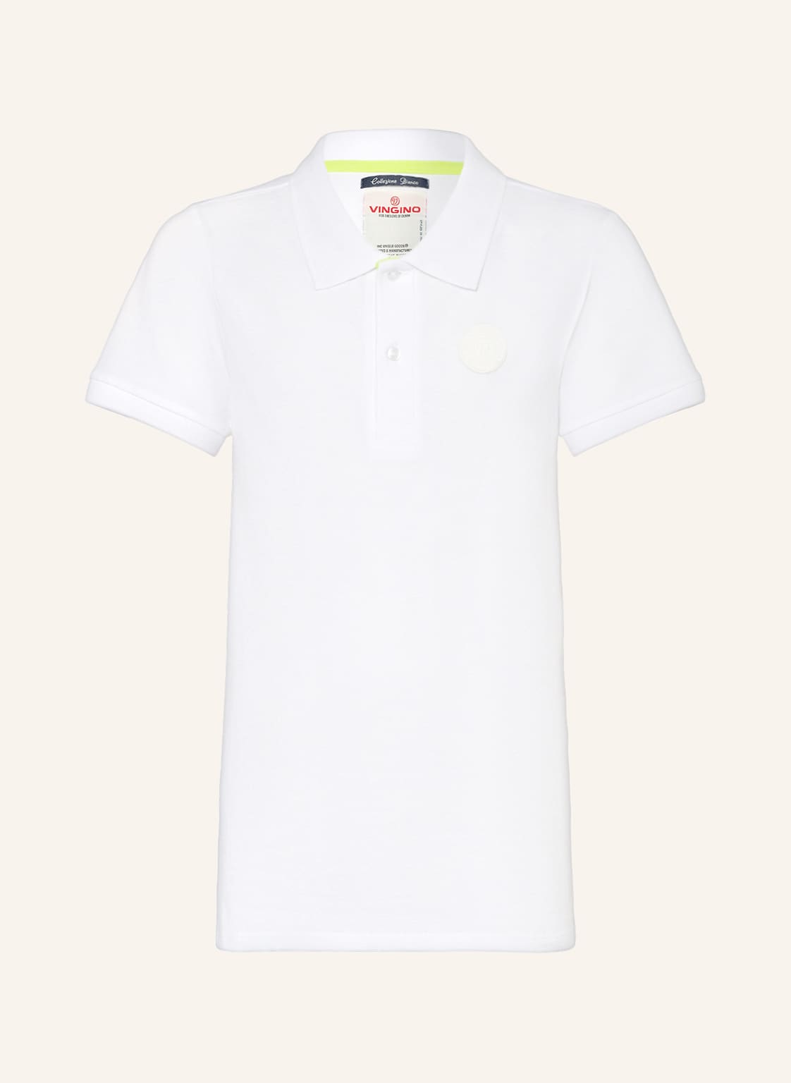 Image of Vingino Piqué-Poloshirt Kaay weiss