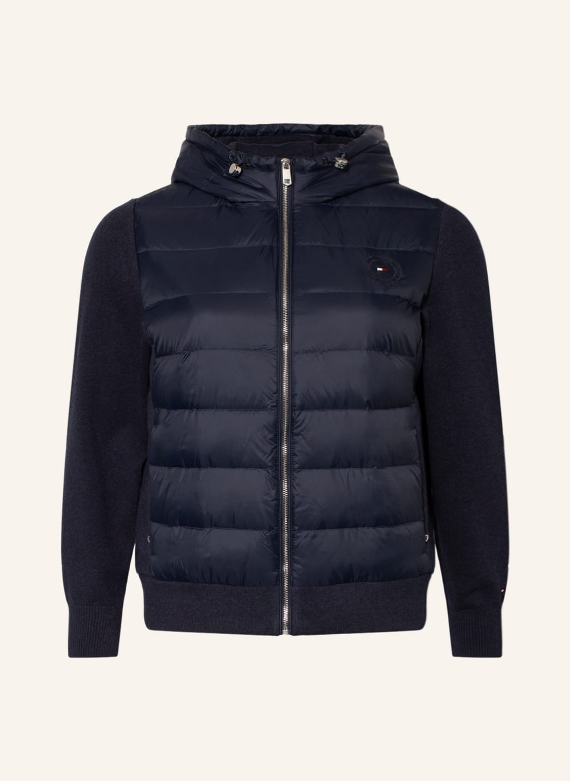 Image of Tommy Hilfiger Daunenjacke Im Materialmix blau