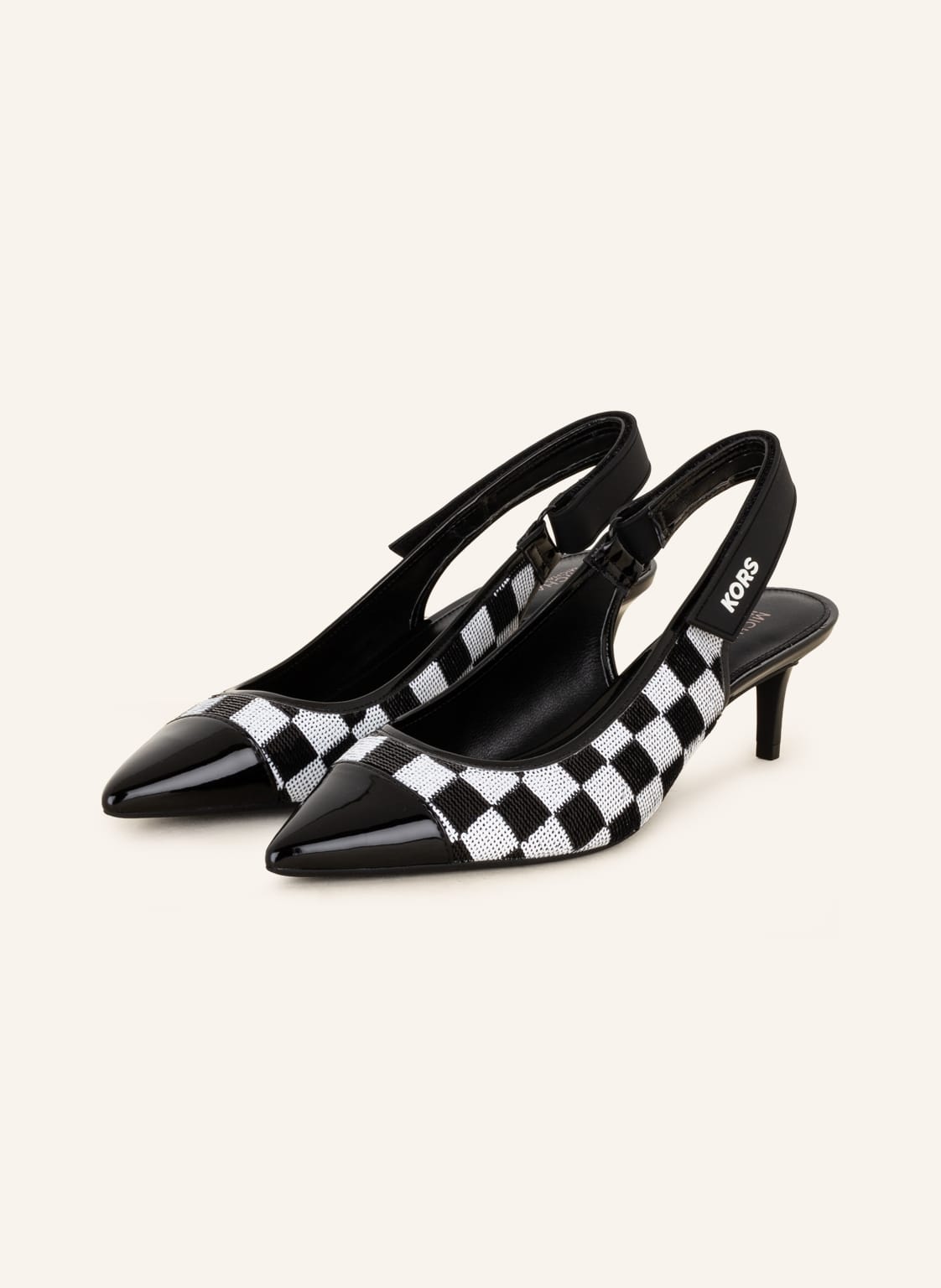 Image of Michael Kors Slingpumps Kourtney Mit Pailletten schwarz